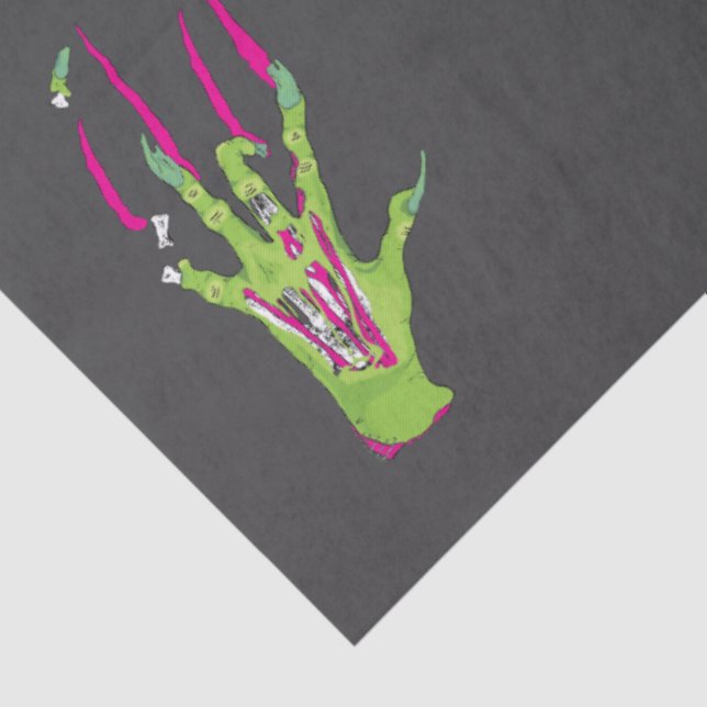 Papel De Seda Zombie Rippin'Scary Funky Diversão Ghoulish (Detalhes )