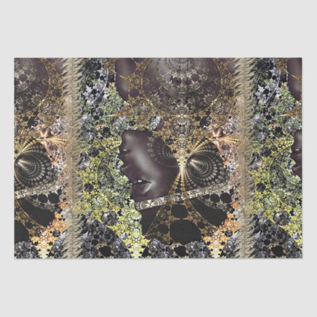 Papel de Tecido Afrocentrico (Frente )