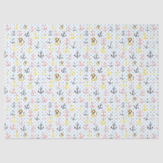 Papel de Tecido Âncora (Frente )