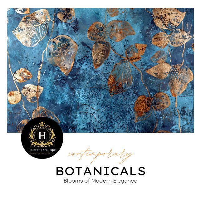 Papel de tecido azul e Dourado (Criador carregado)