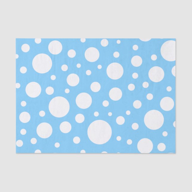 Papel de Tecido Blue Spots (Frente )