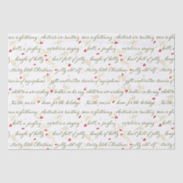 Papel de Tecido Clássico das Carolas de Natal