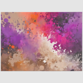 Papel de Tecido Colorido de Pintura de Pintura de