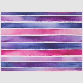 Papel de Tecido com faixas de cor d'água coloridas