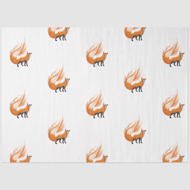 Papel de Tecido da Fox do Guardião (Frente )