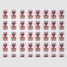 Papel de Tecido da Rainha Negra