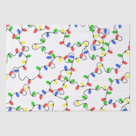 Papel de Tecido das Luzes Feriosas