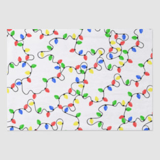 Papel de Tecido das Luzes Feriosas