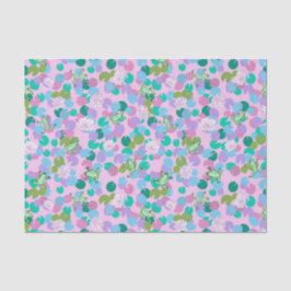 Papel de tecido de arte em sapo, branco, com fundo