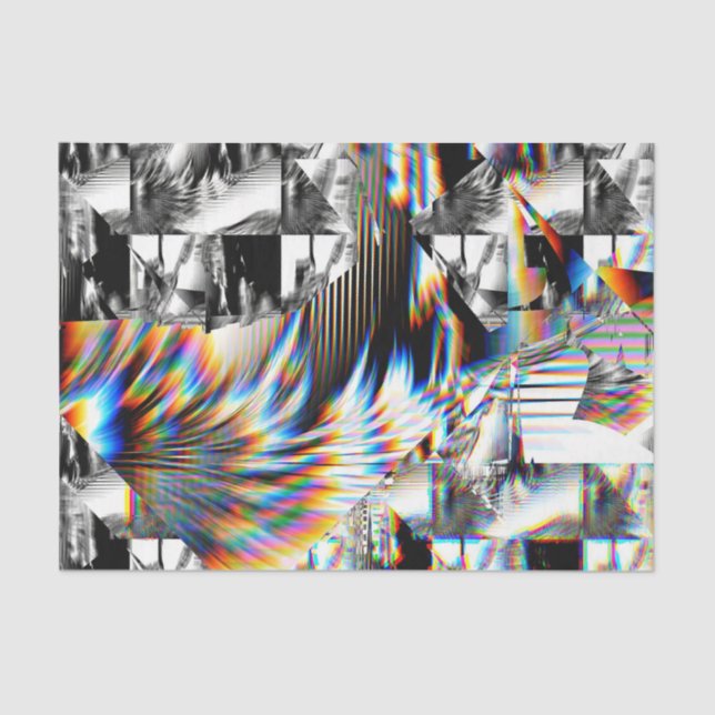 Papel de Tecido de Assalto Arco-Íris (Frente )