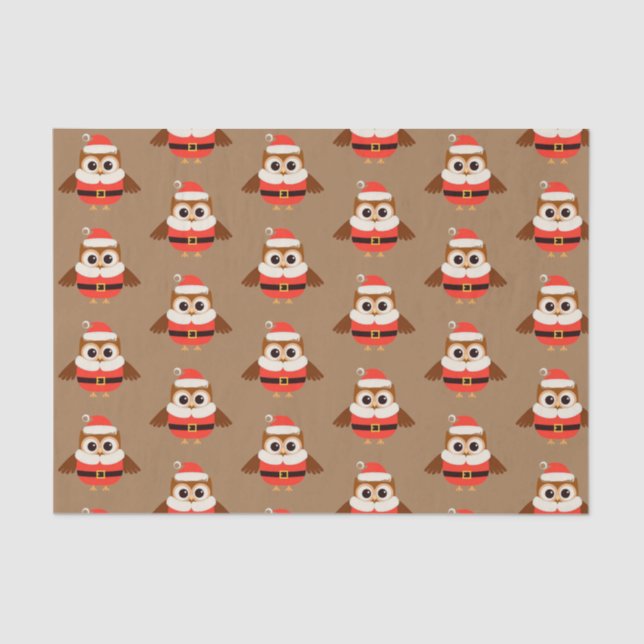 Papel de Tecido de Coroa papai noel (Frente )