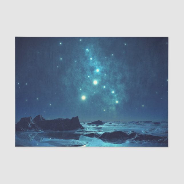 Papel de Tecido de Decoupage Celestial Fantasy (Frente )