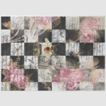 Papel de Tecido de Decoupage da Rainha Real Bebê V