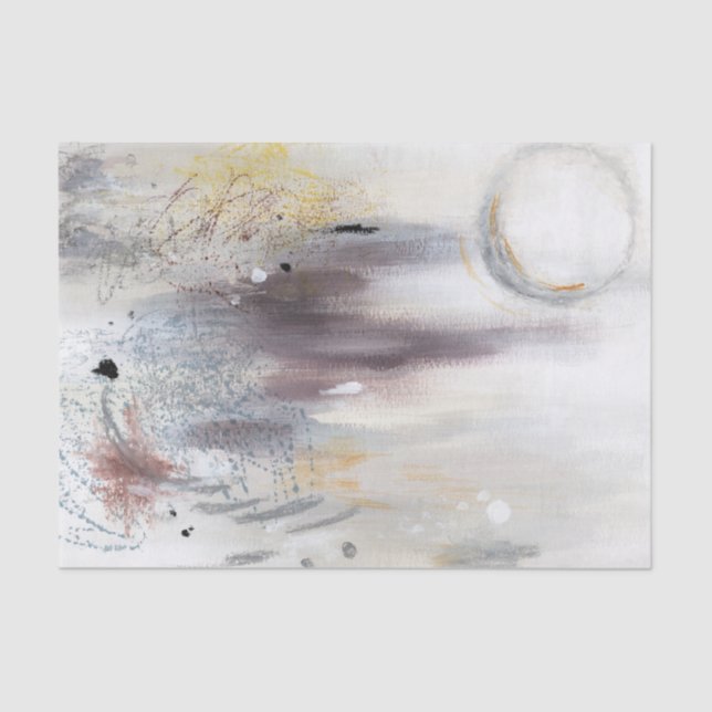 Papel de Tecido de Decoupage de Abstrato de Padrão (Frente )