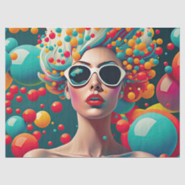 Papel de Tecido de Decoupage de Arte Pop