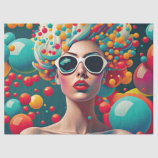 Papel de Tecido de Decoupage de Arte Pop