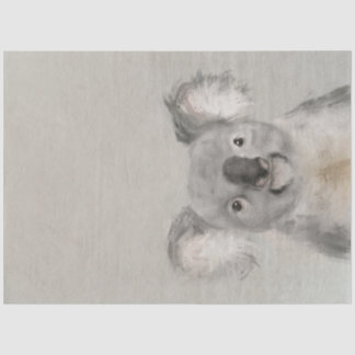 Papel de Tecido de Decoupage de Koala, australiano