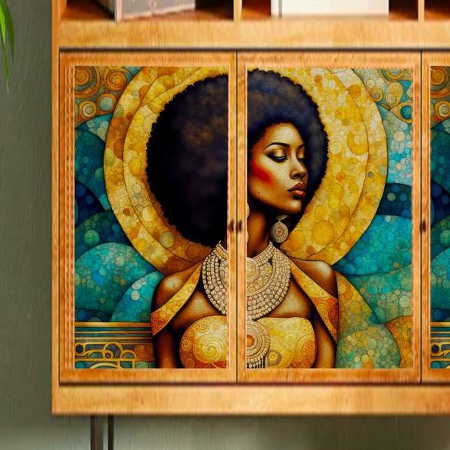 Papel de Tecido de Decoupage de Mulheres Africanas (Criador carregado)