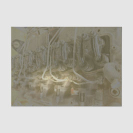 Papel de Tecido de Decoupage do Motor Industrial