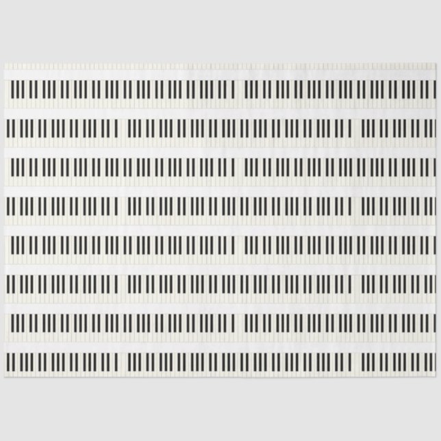 Papel de Tecido de Decoupage Gráfico do Teclado Pi (Frente )