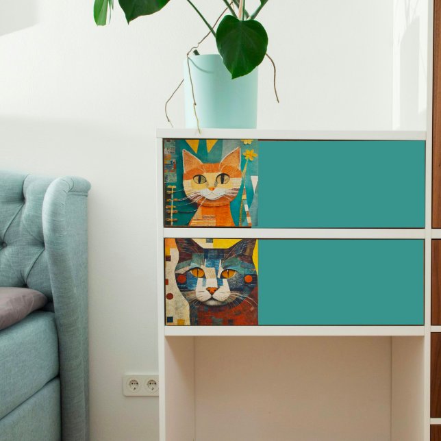 Papel de Tecido de Descaptação de Colagem de Gato (Criador carregado)