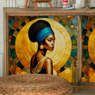 Papel de Tecido de Descaptação de Luas e Mulheres 