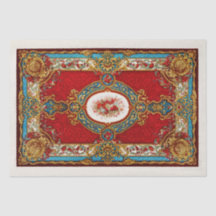 PAPEL DE TECIDO DE DESCOLAGEM: CARPETÃO DE VINTAGE