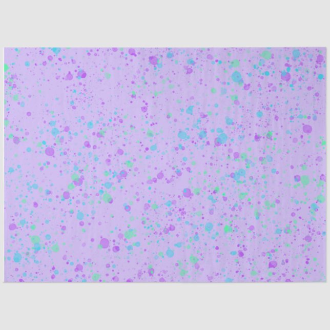 Papel de Tecido de Espelho para Pintura Roxo (Frente )