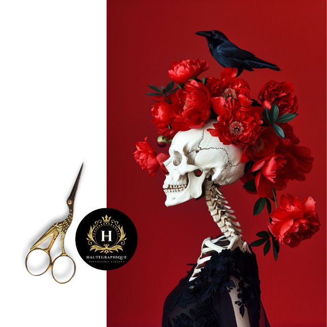 Papel de Tecido de Esqueleto Floral Vermelho para  (Criador carregado)