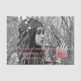 Papel de Tecido de Festa de Menina Cigana