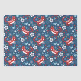 Papel de Tecido de Gato Cinto