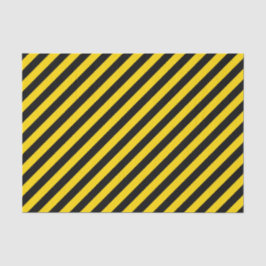 Papel de Tecido de Grelha Diagonal Amarela/Preta