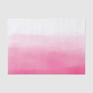 Papel de Tecido de Mão Rosa Quente de Aquarela