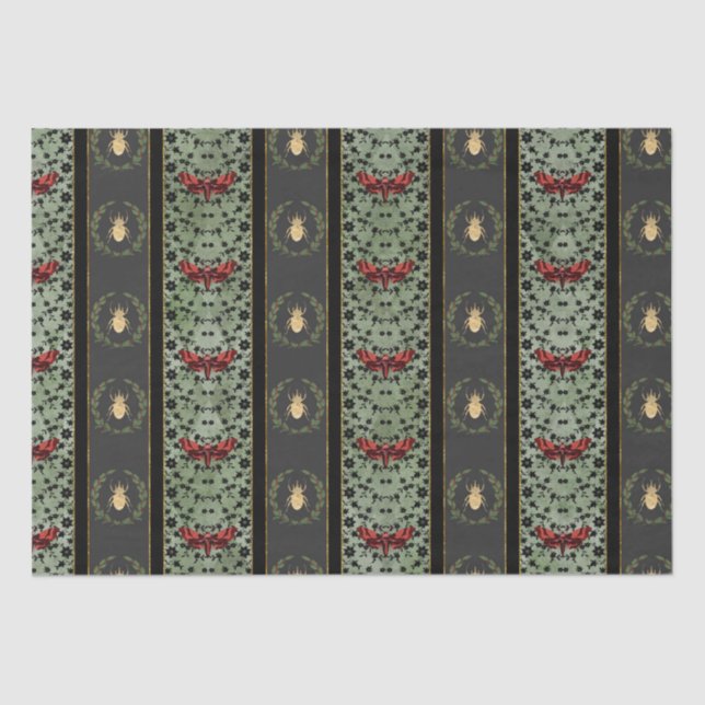 Papel de Tecido de Natal assustador (Frente )