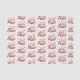 Papel de tecido de Natal bonito