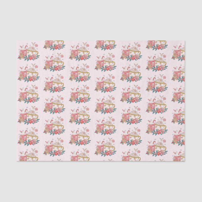 Papel de tecido de Natal bonito (Frente )