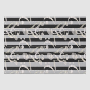 Papel de Tecido de Notação de Música