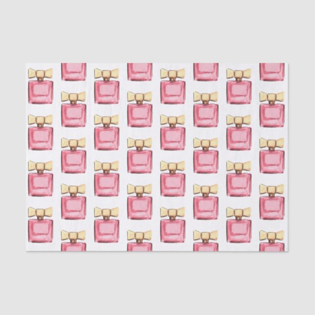 Papel de Tecido de Perfume do Designer de Aquarela (Frente )