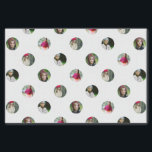 Papel de Tecido de Ponto de Foto Branco Personaliz<br><div class="desc">Fotografia cortesia de Sydney Treasures Fotografia: www.sydneytreasuresphotography.com.au/</div>