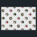 Papel de Tecido de Ponto de Foto Branco Personaliz<br><div class="desc">Fotografia cortesia de Sydney Treasures Fotografia: www.sydneytreasuresphotography.com.au/</div>