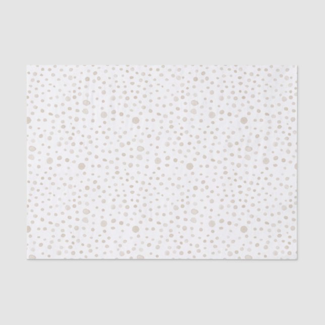 Papel de Tecido de Pontos de Aquarela da Dove Conf (Frente )