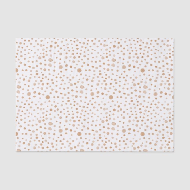 Papel de Tecido de Pontos de Aquarela de Rebusto C (Frente )