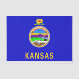 Papel de Tecido de Presente com Imagem de Bandeira