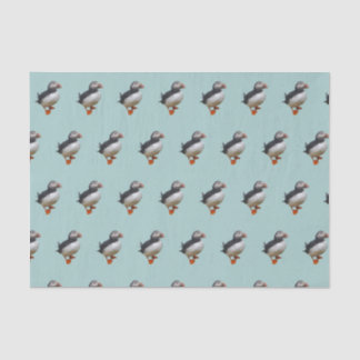 Papel de Tecido de Puffins-Cons
