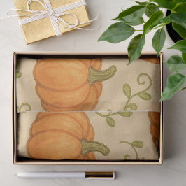 Papel de Tecido de Pumpkin Cujo Tecido é Gentil - 