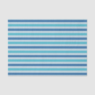 Papel de Tecido de Stripe Azul