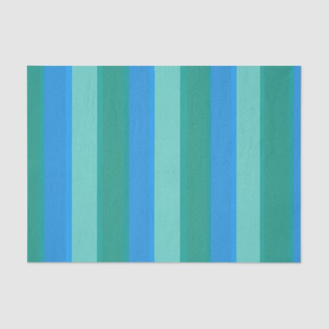 Papel de Tecido de Teal Atômico e Turquesa (Frente )