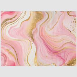 Papel de Tecido de Tinta Colorida Marble