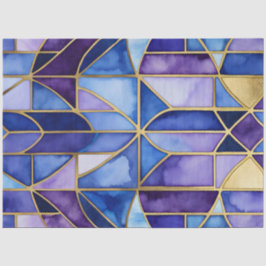 Papel de tecido de vidro colorido