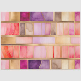 Papel de tecido de vidro colorido